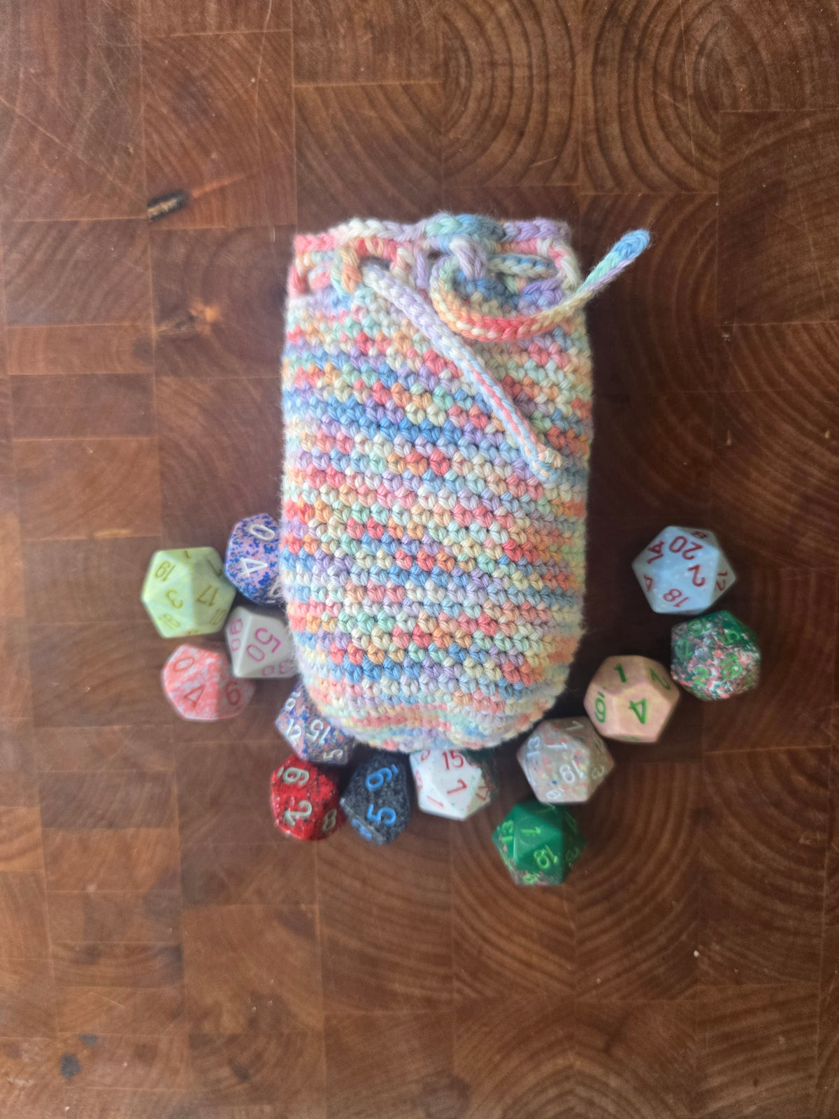 Large Rainbow Dice bag!