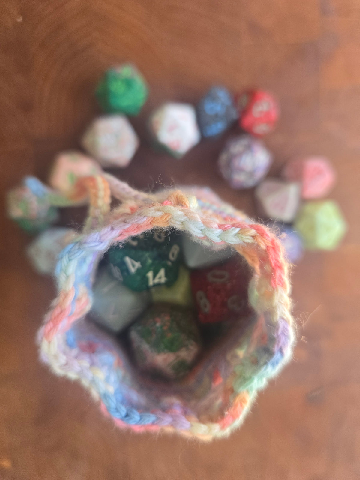 Large Rainbow Dice bag!